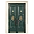 Classic Style Tempera Door 3D 3D model small image 1