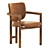 Modern Madeira Chair 2017 V-Ray 3D model small image 1