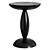 Hand-Rubbed Black Side Table 3D model small image 1