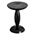 Hand-Rubbed Black Side Table 3D model small image 2