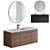 Lexmod Render Bathroom Vanity with Mirror 3D model small image 2