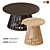 IRUNE Coffee Side Table Set 3D model small image 1