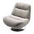 Italian Style Swivel Lounge Chair 3D model small image 2