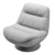 Italian Style Swivel Lounge Chair 3D model small image 7