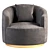 Luxurious Sosa Armchair in Velvet 3D model small image 3