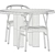 Modern Dining Set: Valerie Chair & Islets Table 3D model small image 10