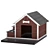 Scandinavian Style Dog House 3D model small image 5