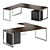 FORMA5 Vektor Executive Desk Set 3D model small image 1