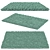 Chenille Bath Rug for Bathroom 3D model small image 2