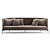 Modern Living Divani Clan Sofa 3D model small image 2