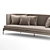 Modern Living Divani Clan Sofa 3D model small image 5