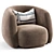 Modern Pacific Armchair Design 3D model small image 4