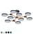 Turna Haki Pendant Chandelier 3D model small image 1