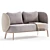 Elegant Cosona Sofa by Bruno Moinard 3D model small image 2