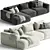 Modern Lavsit Corner Sofa Grant 3D model small image 2