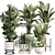 Luxury Indoor Plant Set 013 3D model small image 1