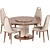 Elegant Alexander Chair Design 3D model small image 2