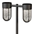 Modern Outdoor Lighting Collection "Davy 3D model small image 2