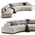 Luxury BAYREUTH Sofa - 3D Model 3D model small image 5