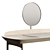 Eforma ICON Vanity Desk - Modern Beauty Solution 3D model small image 3