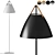 Modern Minimalist Strap Floor Lamp 3D model small image 1