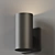 Nordic LED Outdoor Wall Sconce 3D model small image 2