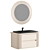 Beige Bathroom Furniture Belinza Calvin 3D model small image 2