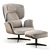 Luxury Comfort Armchair: Bonaldo OLOS 3D model small image 1