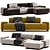 Stylish LOVELAND Sofa Moroso 2017 3D model small image 1