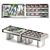 Seafood Display Counter: Modern Design 3D model small image 1