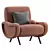 Luxurious Fabric Armchair - Elegant Design 3D model small image 3