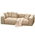 Peanut B Sofa 2 Seats | Bonaldo 3D model small image 1