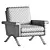 Modern Armchair by Cassina 3D model small image 3