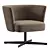 Stylish VELOUR Spoke Base Chair 3D model small image 2