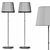 Modern Metal Floor Lamp Sweet 3D model small image 4