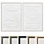 Plaster Texture Double Photo Frame 3D model small image 1