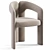 Contemporary DUDET PRO Armchair 3D model small image 2