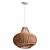 Handwoven Wicker Pendant Lighting 3D model small image 2