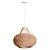 Handwoven Wicker Pendant Lighting 3D model small image 3