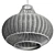 Handwoven Wicker Pendant Lighting 3D model small image 6