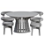 Mid-Century Cassina Dining Set 3D model small image 3