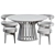 Mid-Century Cassina Dining Set 3D model small image 4