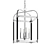 Ralph Lauren Hadley Lantern Pendant 3D model small image 3