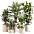 Modern Indoor Plant Set 020 3D model small image 1