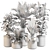 Modern Indoor Plant Set 020 3D model small image 5