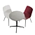 Modern Chair & Table Set 3D model small image 3