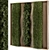 Modern Wood Vertical Garden Set 3D model small image 1