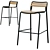 Modern Corona Bar Stool 3D model small image 1