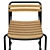 Modern Corona Bar Stool 3D model small image 5