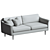 Modern Sloane Sofa by West Elm 3D model small image 3